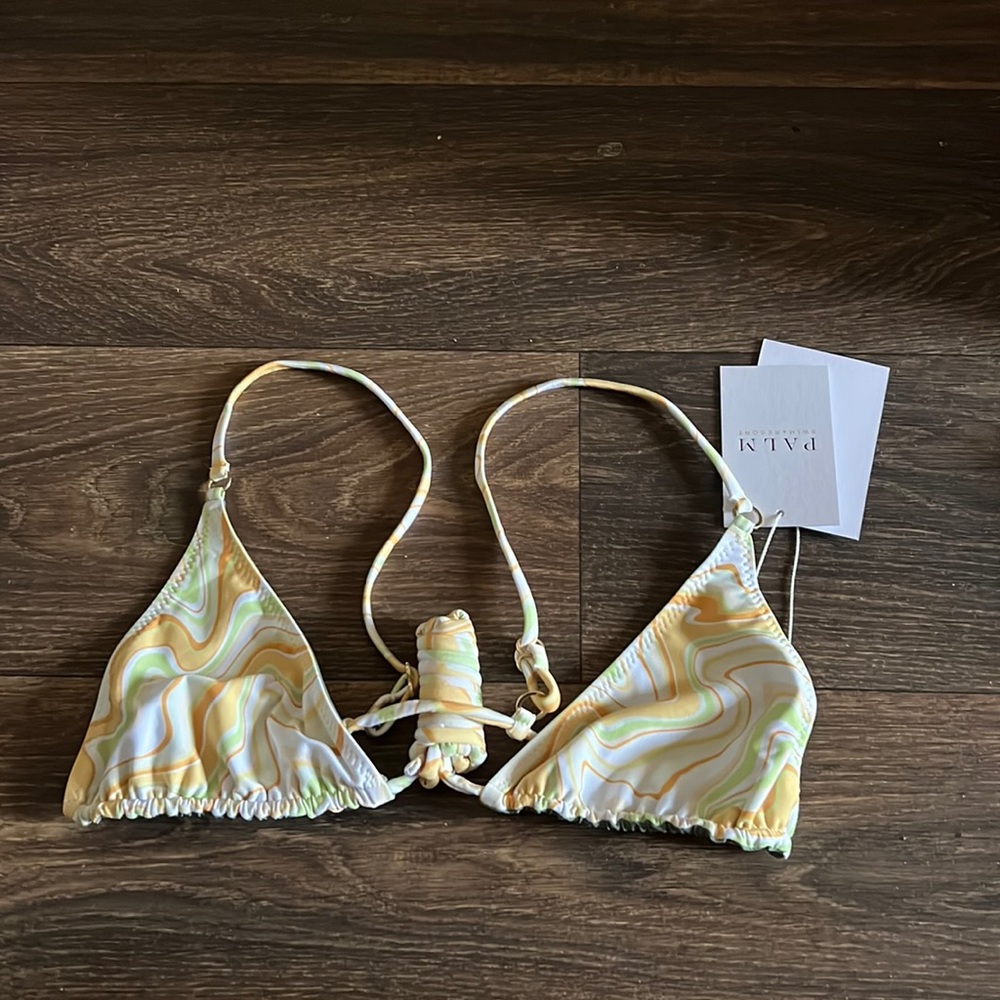 Palm Swim Bikini Top